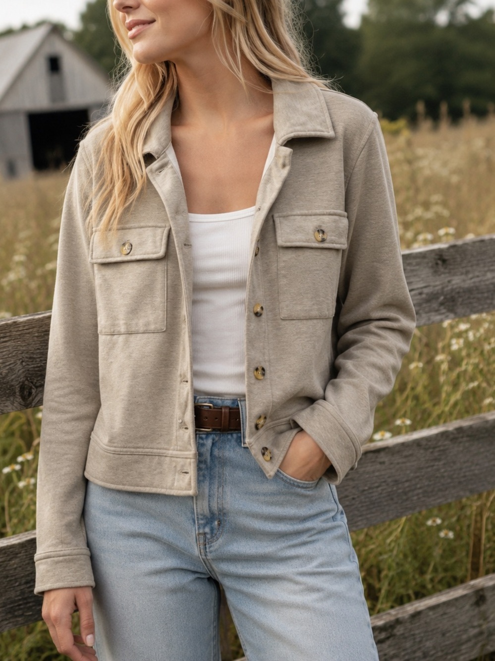 Bagatellee Jacket Size Small Shacket